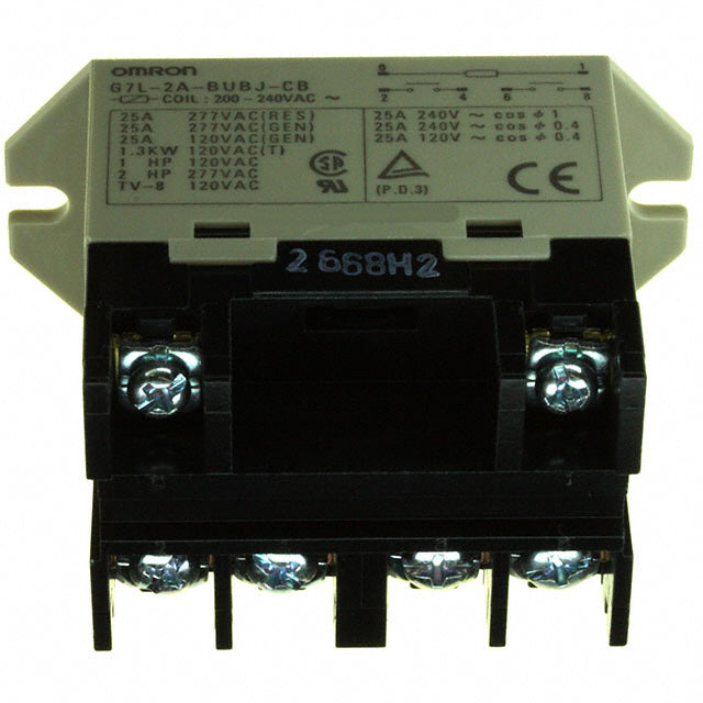 Omron G7L Power Relays 1-Pole (30A) 2-Pole (25A)