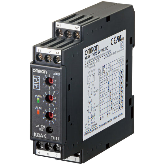 Omron Temp Monitoring Relay K8AK-TH11S