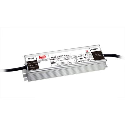 Meanwell weatherproof LED drivers HLG (IP67)