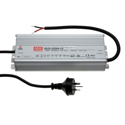 Meanwell weatherproof LED drivers HLG (IP67)