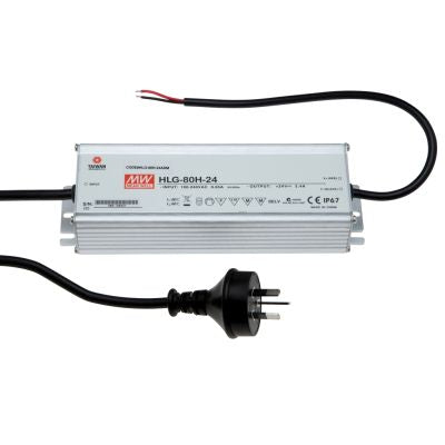 Meanwell weatherproof LED drivers HLG (IP67)