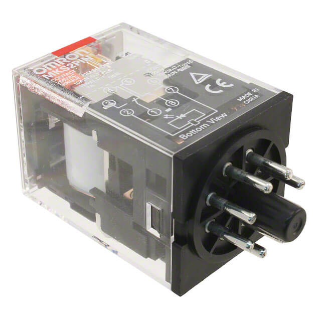 Omron MK-S Series Relays, Octal Base, 2-Pole, 3-Pole 10A