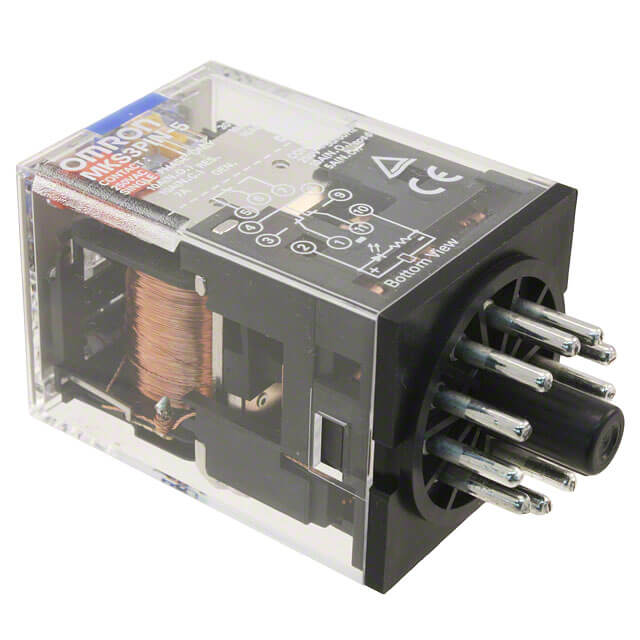 Omron MK-S Series Relays, Octal Base, 2-Pole, 3-Pole 10A
