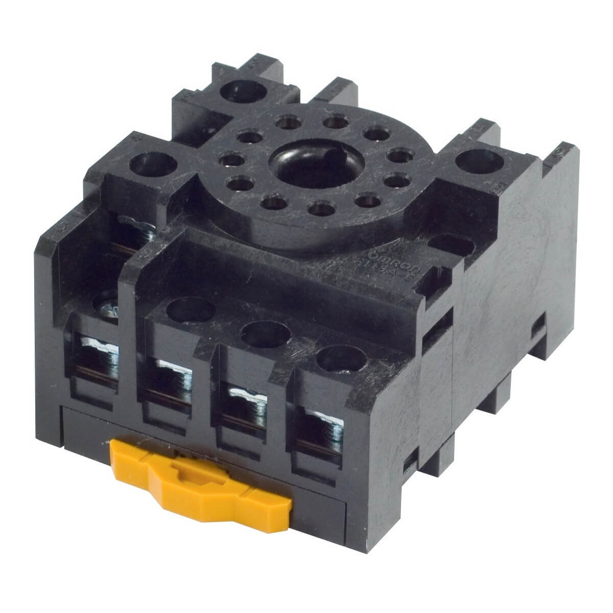 Omron 11 ROUND PIN DIN RAIL BASE