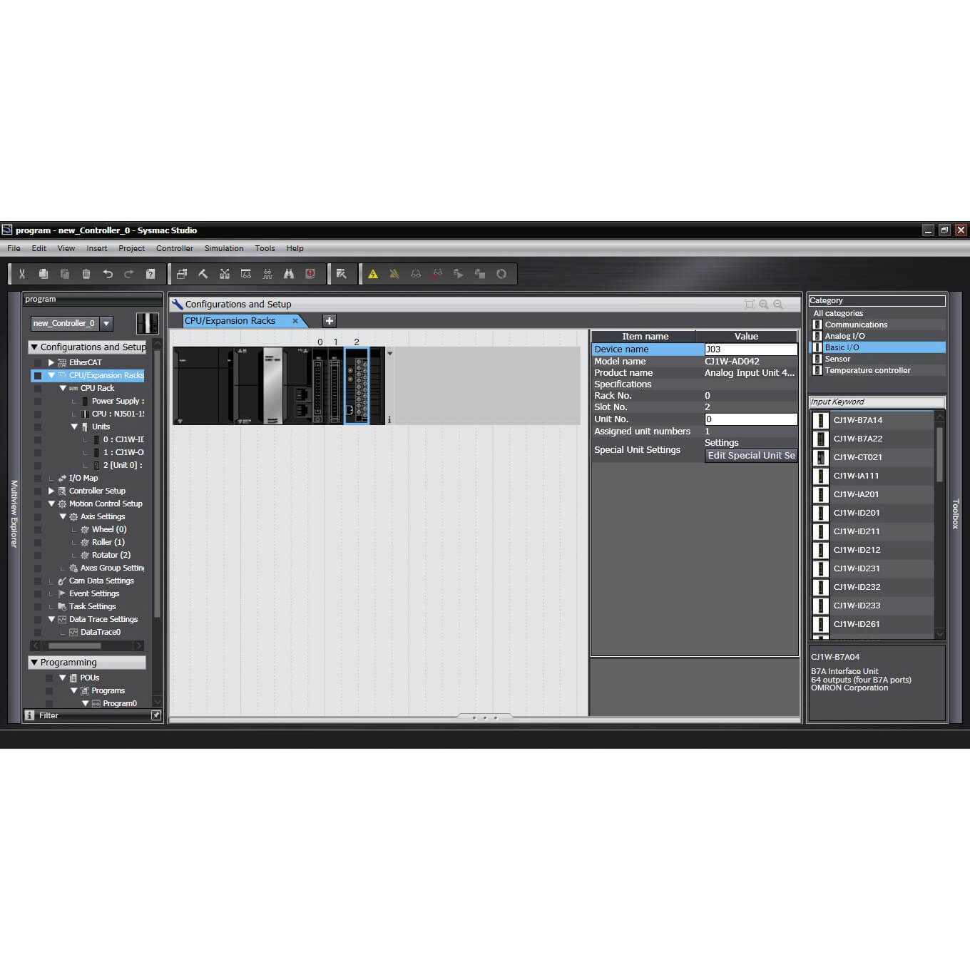 Omron Advanced Compact Automation controller NX1P2