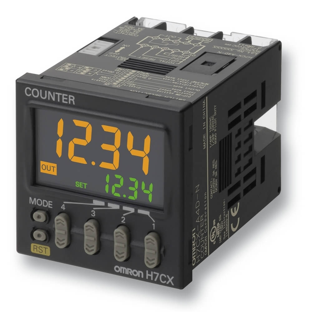 Omron 4-Digit 1-stage Preset Counter 12-24VDC