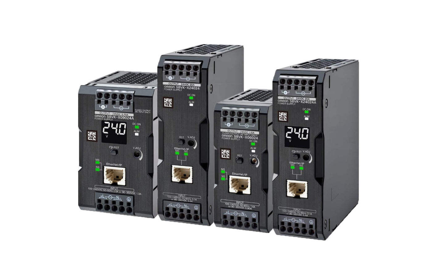 Omron Power supplies S8VK-X-EIP with communication