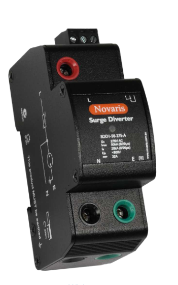 Novaris Surge Diverters SDD 1-ph and 3-ph suitable for Distribution Boards