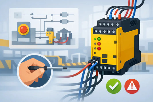 Omron Safety Relay Wiring Done Properly