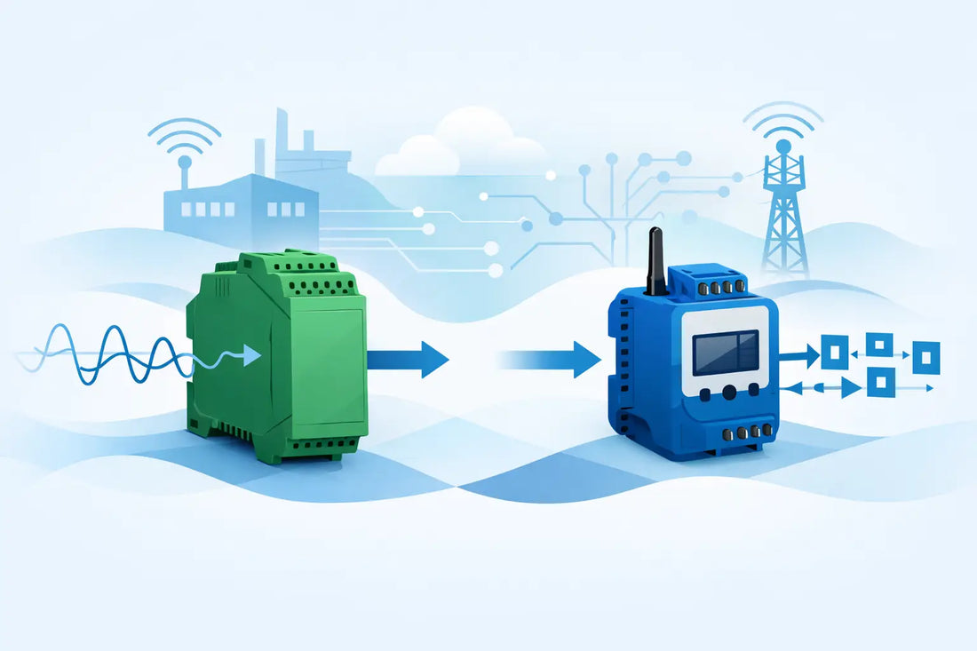 Novaris signal conditioner transmitter difference